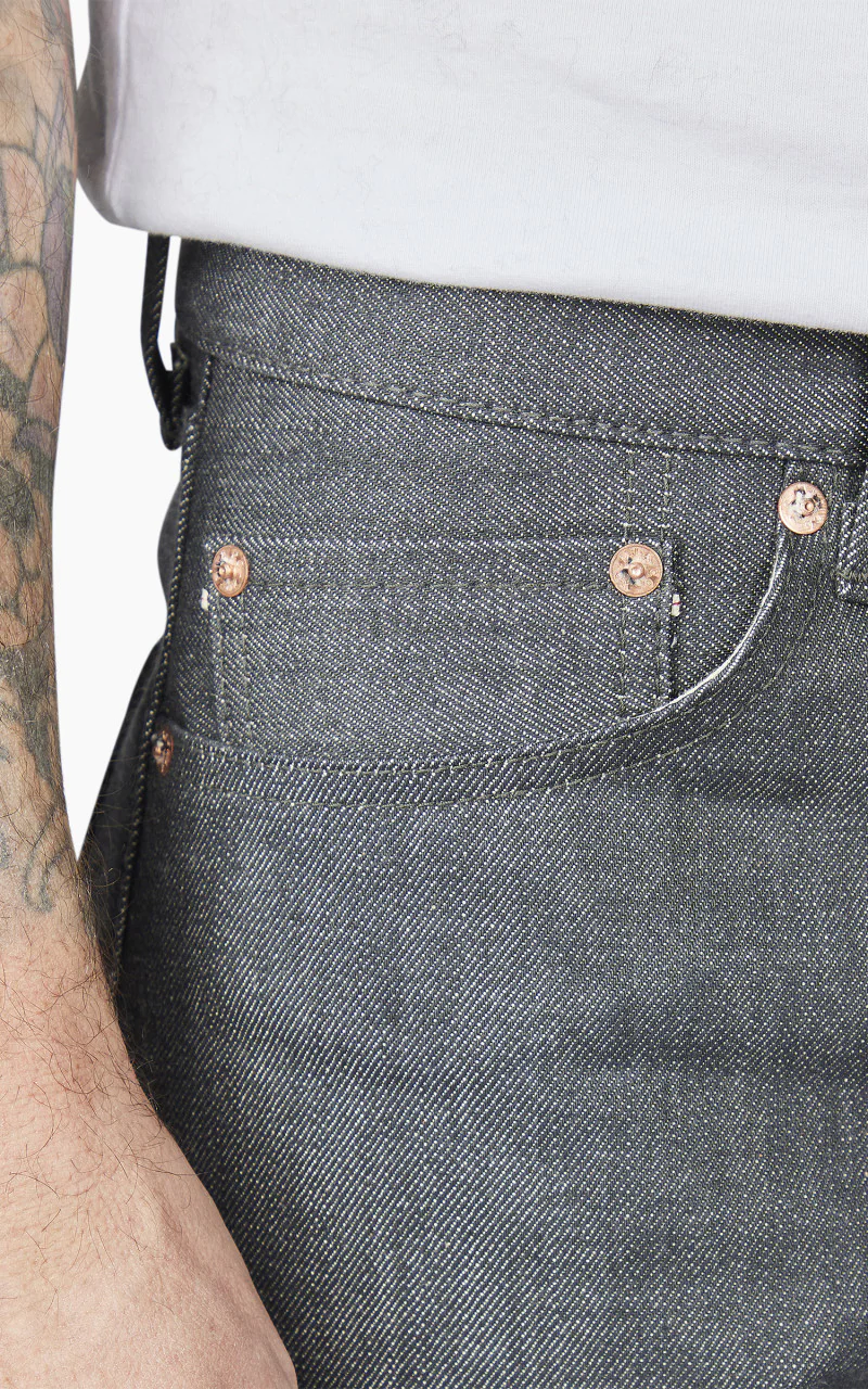 Momotaro Jeans 0405-70G Selvedge Grey Denim 14oz - Image 5