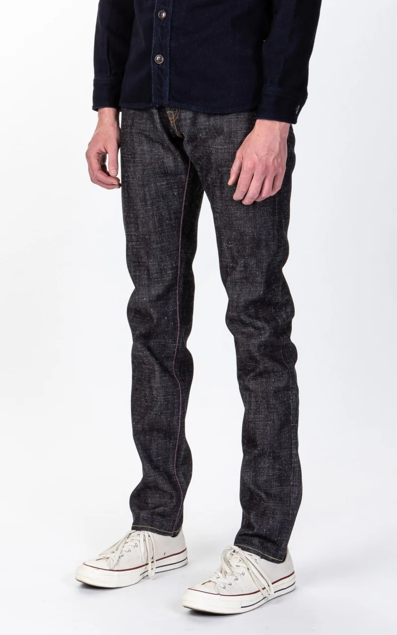 Momotaro Jeans 0405-82IE Indigo Selvedge Texture Denim GTB Embroidery 16oz - Image 4