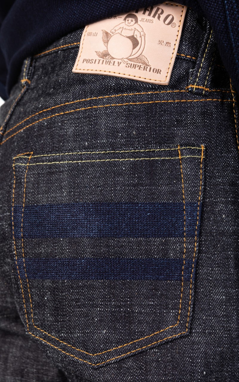 Momotaro Jeans 0405-82IE Indigo Selvedge Texture Denim GTB Embroidery 16oz - Image 7