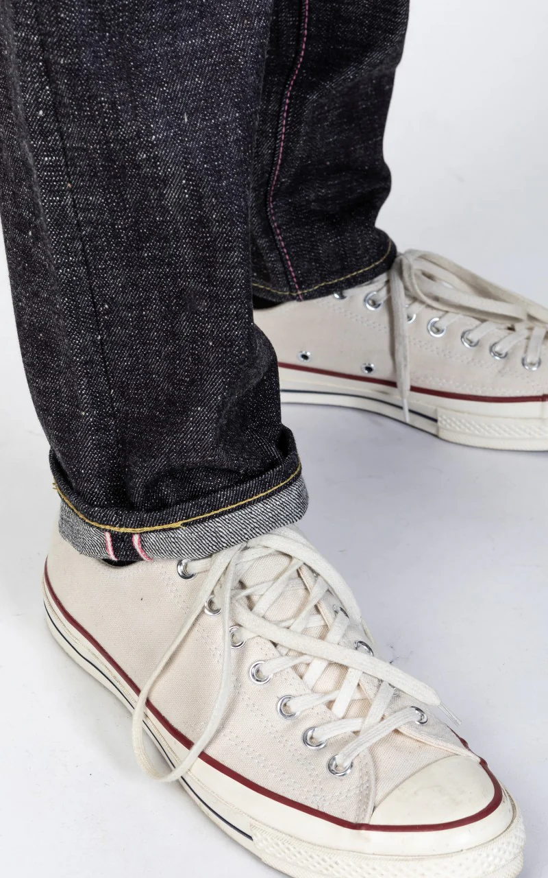Momotaro Jeans 0405-82IE Indigo Selvedge Texture Denim GTB Embroidery 16oz - Image 8