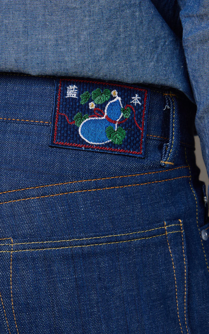 Momotaro Jeans 0405-AI Ultimate Natural Indigo Denim 13.5oz - Image 3