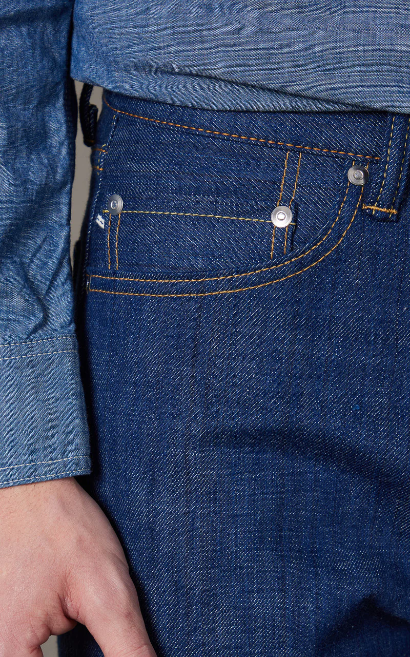 Momotaro Jeans 0405-AI Ultimate Natural Indigo Denim 13.5oz - Image 5