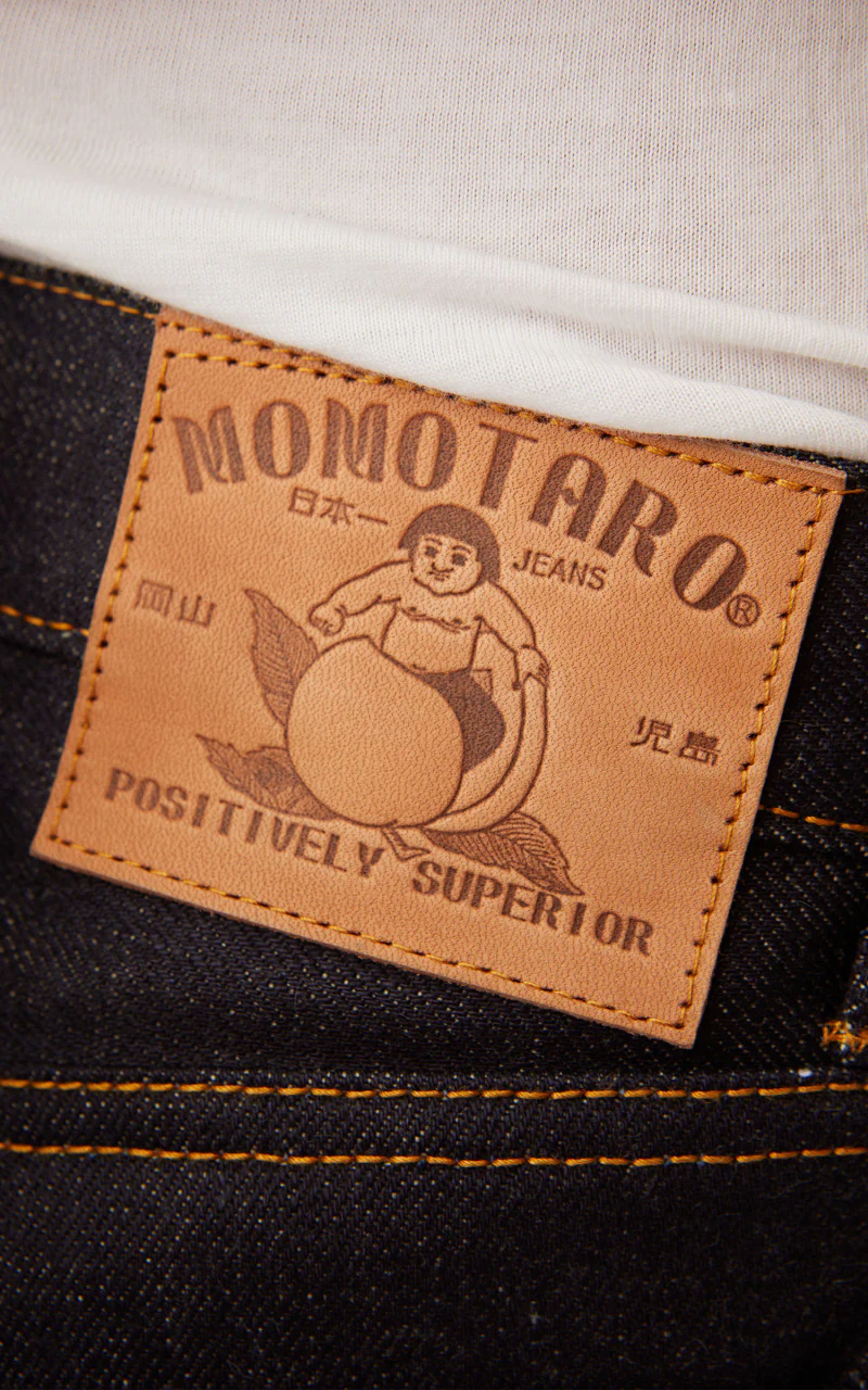 Momotaro Jeans 0405-BESP Indigo x Beige 18oz - Image 7