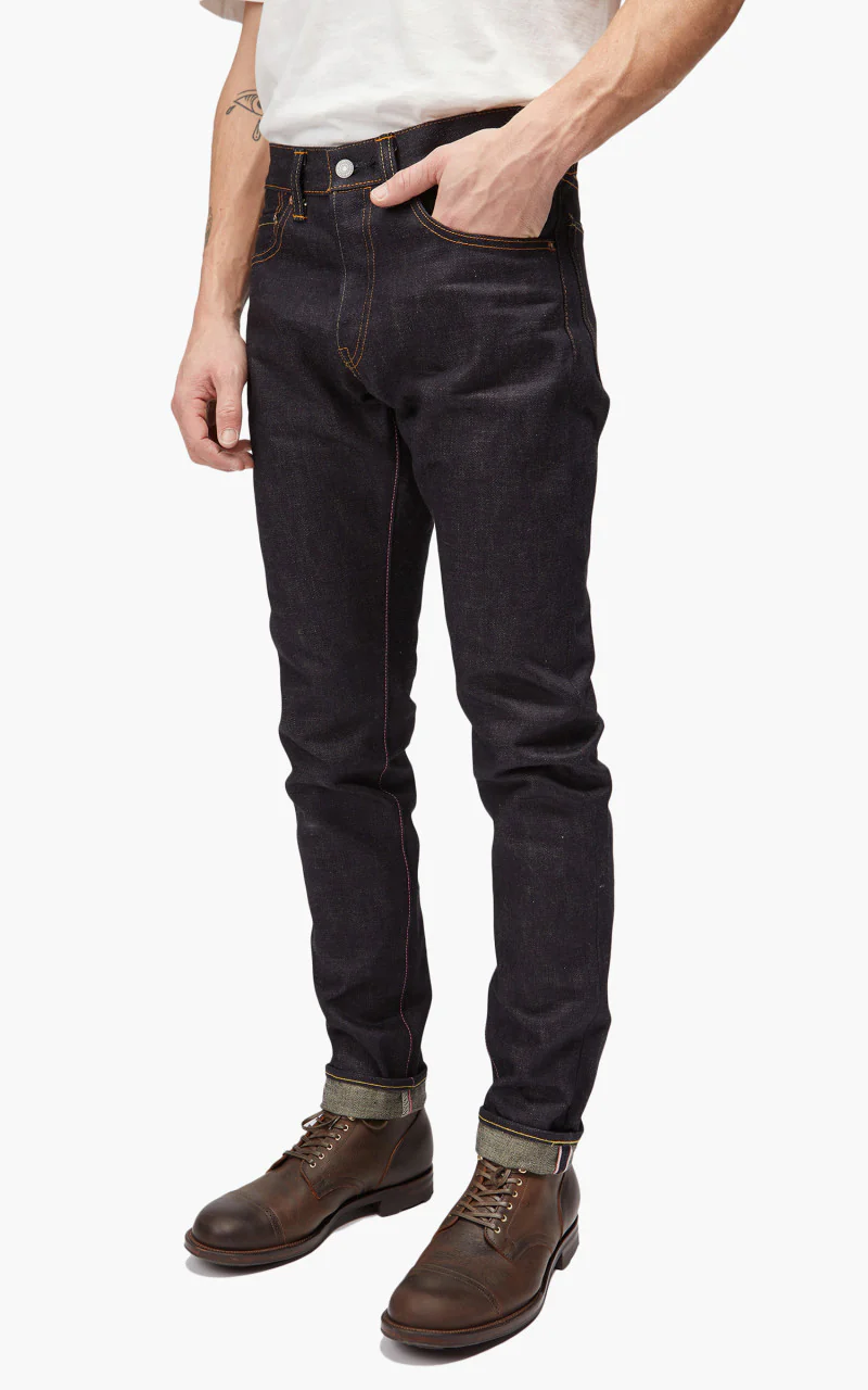 Momotaro Jeans 0405-BESP Indigo x Beige 18oz - Image 9