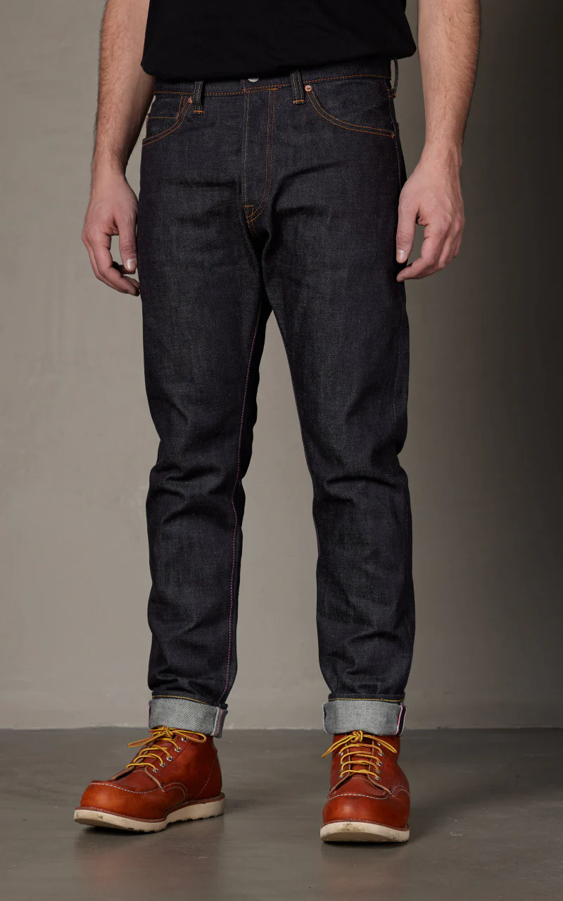 Momotaro Jeans 0405-V Selvedge Denim High Tapered Indigo 15.7oz - Image 3