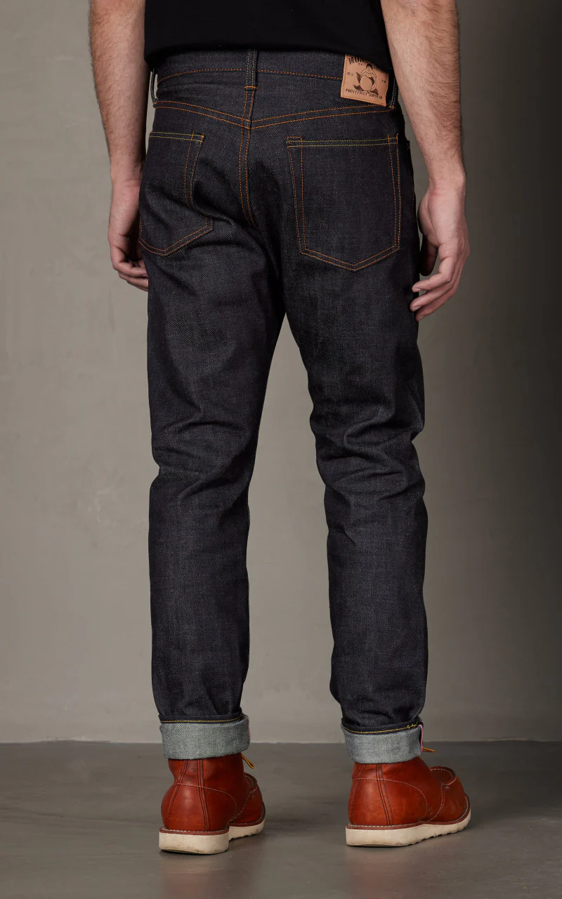 Momotaro Jeans 0405-V Selvedge Denim High Tapered Indigo 15.7oz - Image 5