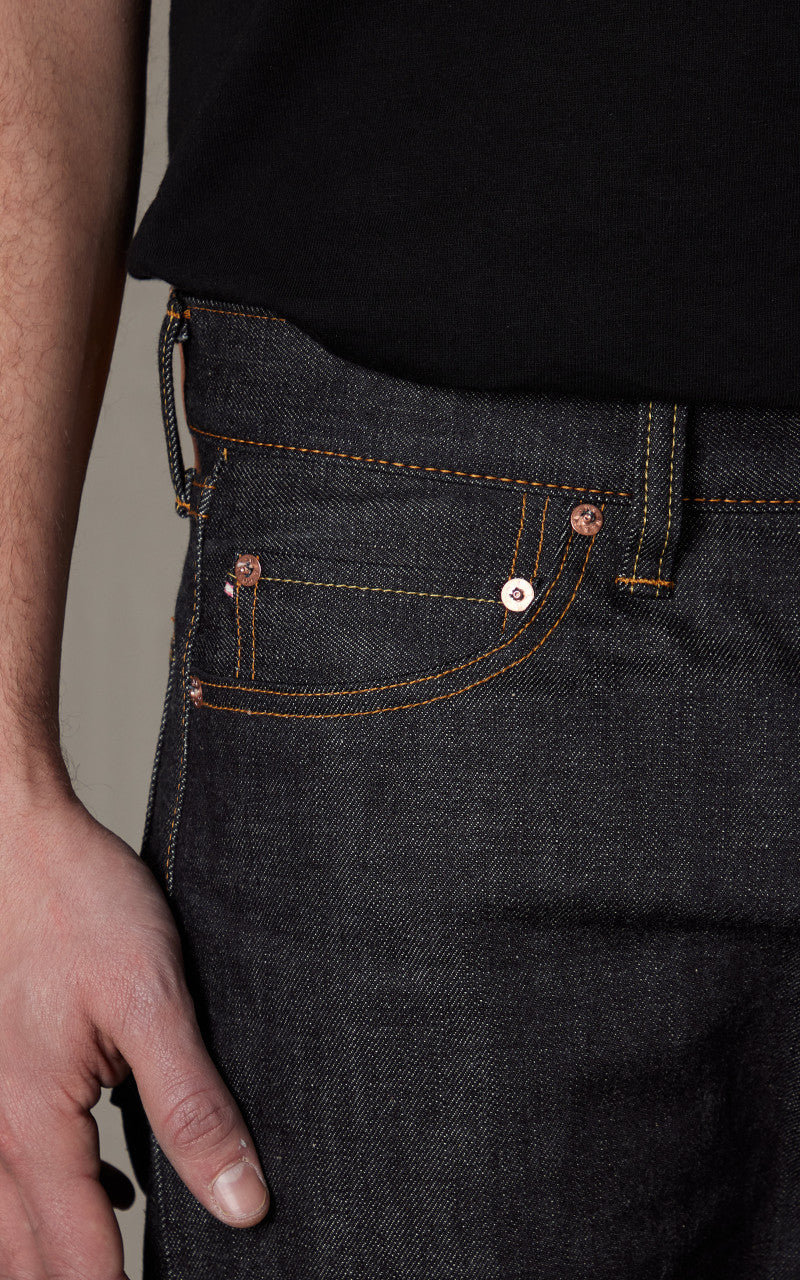 Momotaro Jeans 0405-V Selvedge Denim High Tapered Indigo 15.7oz - Image 6