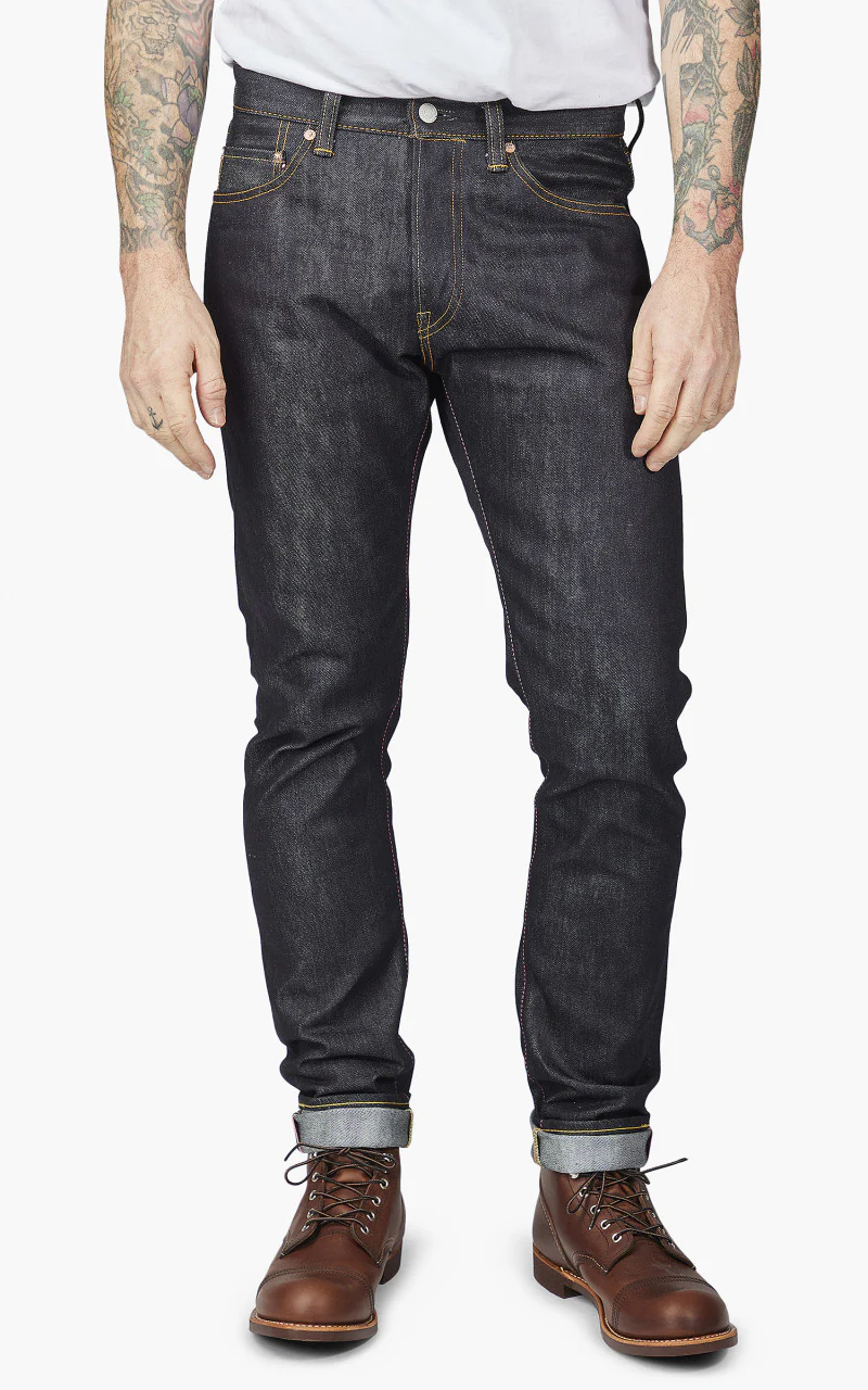 Momotaro Jeans 0405SILKSP Cotton Silk Denim 14.5oz - Image 4