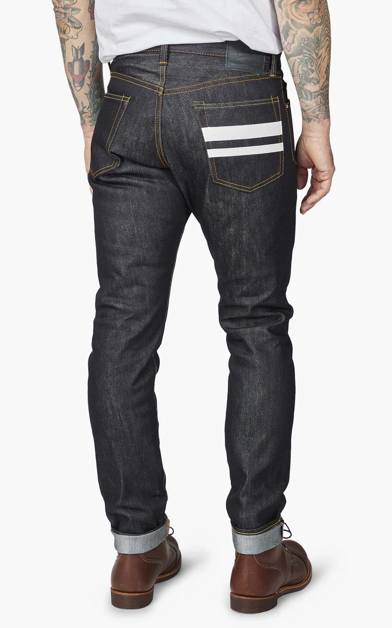 Momotaro Jeans 0405SILKSP Cotton Silk Denim 14.5oz - Image 6