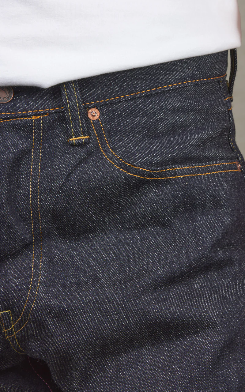Momotaro Jeans 0605-40 Zimbabwe Legacy Blue Selvedge 14.7oz - Image 6