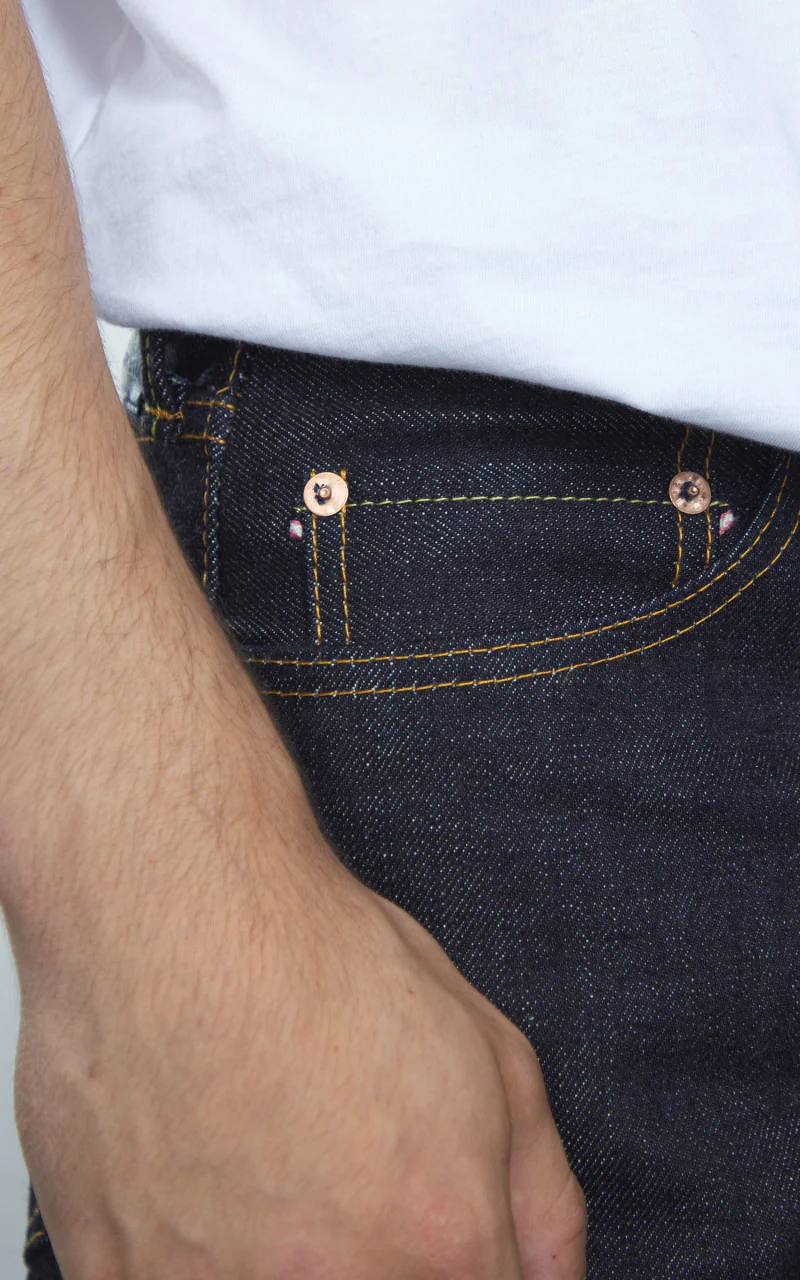 Momotaro Jeans 0605-SA Sashiko Zimbabwe Cotton Selvedge GTB 18oz - Image 5