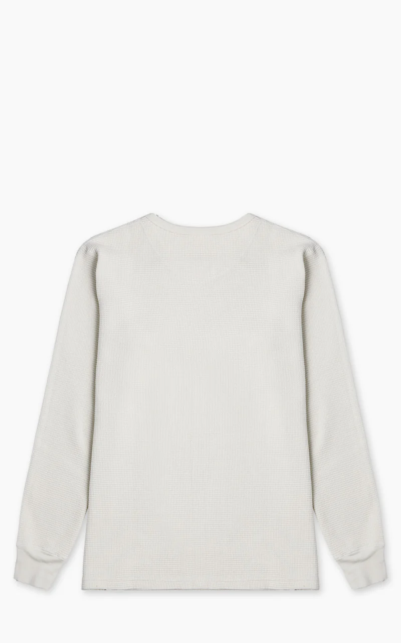 Momotaro Jeans 07-079 Thermal T-Shirt Longsleeve Natural - Image 3