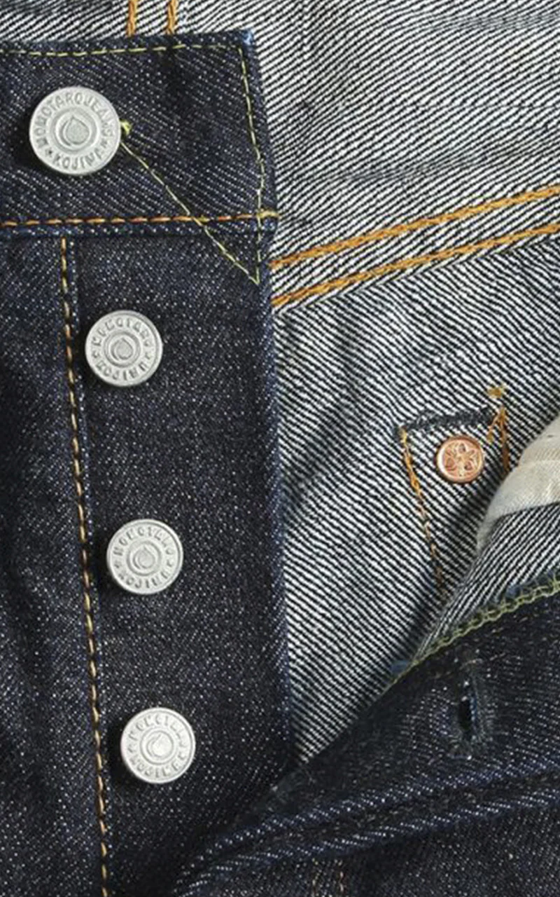 Momotaro Jeans 0905-SP GTB Classic Straight Jeans Rinsed Indigo 15.7oz - Image 8