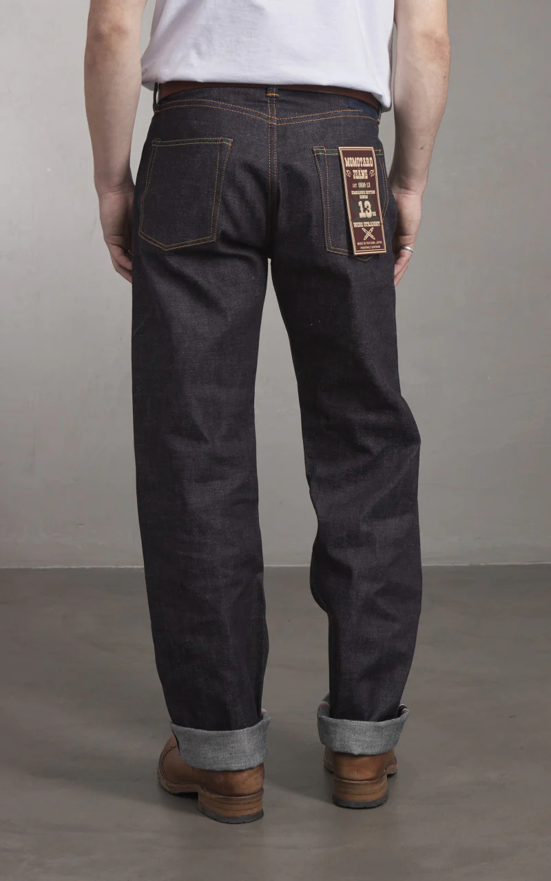 Momotaro Jeans 0906-13 Classic Straight Denim Indigo 13oz - Image 4