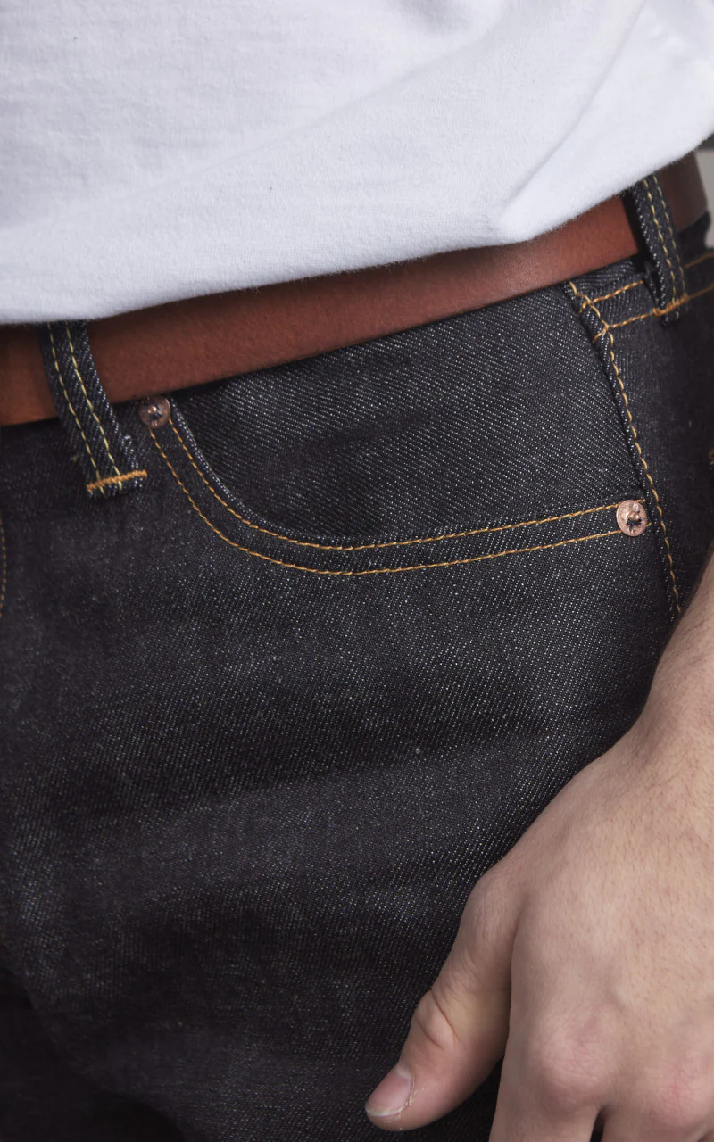 Momotaro Jeans 0906-13 Classic Straight Denim Indigo 13oz - Image 5