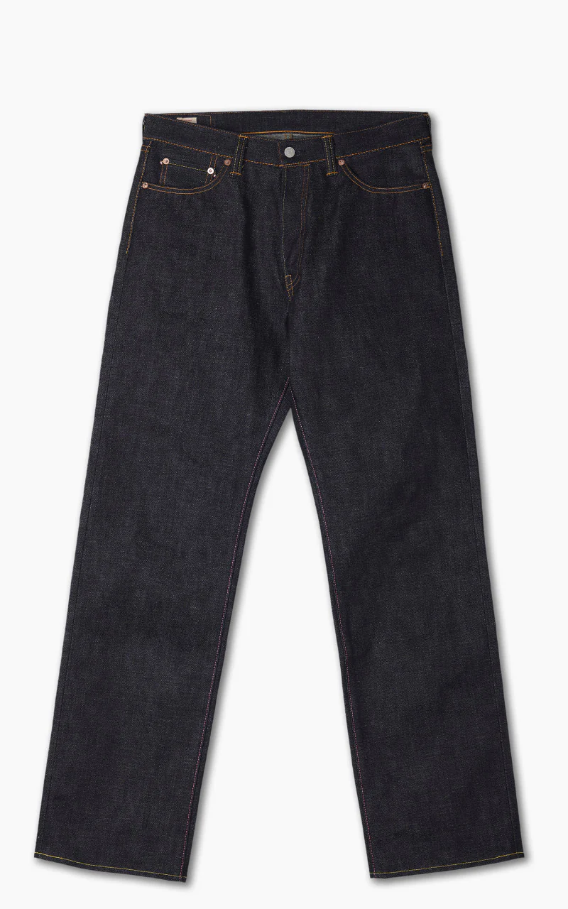 Momotaro Jeans 0906-V Classic Straight Denim Indigo 15.7oz - Image 4