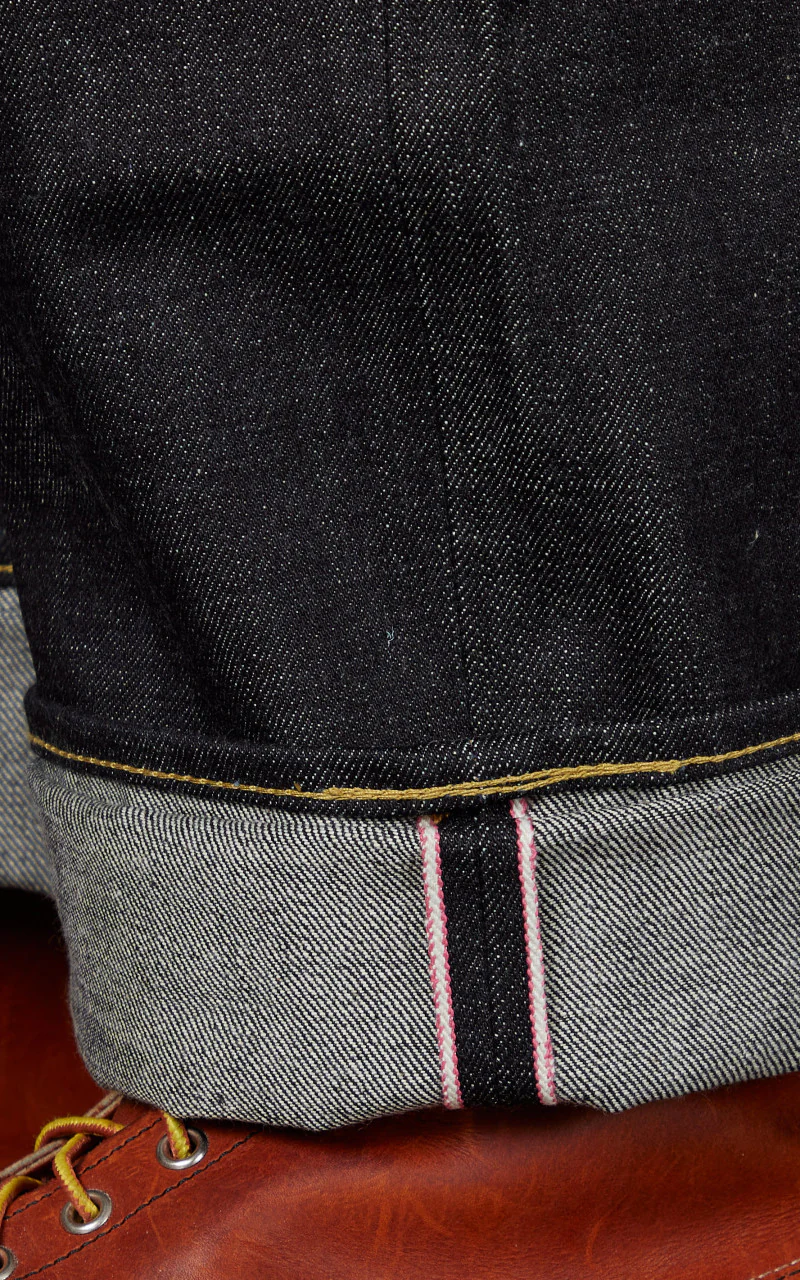 Momotaro Jeans 0906-V Classic Straight Denim Indigo 15.7oz - Image 7
