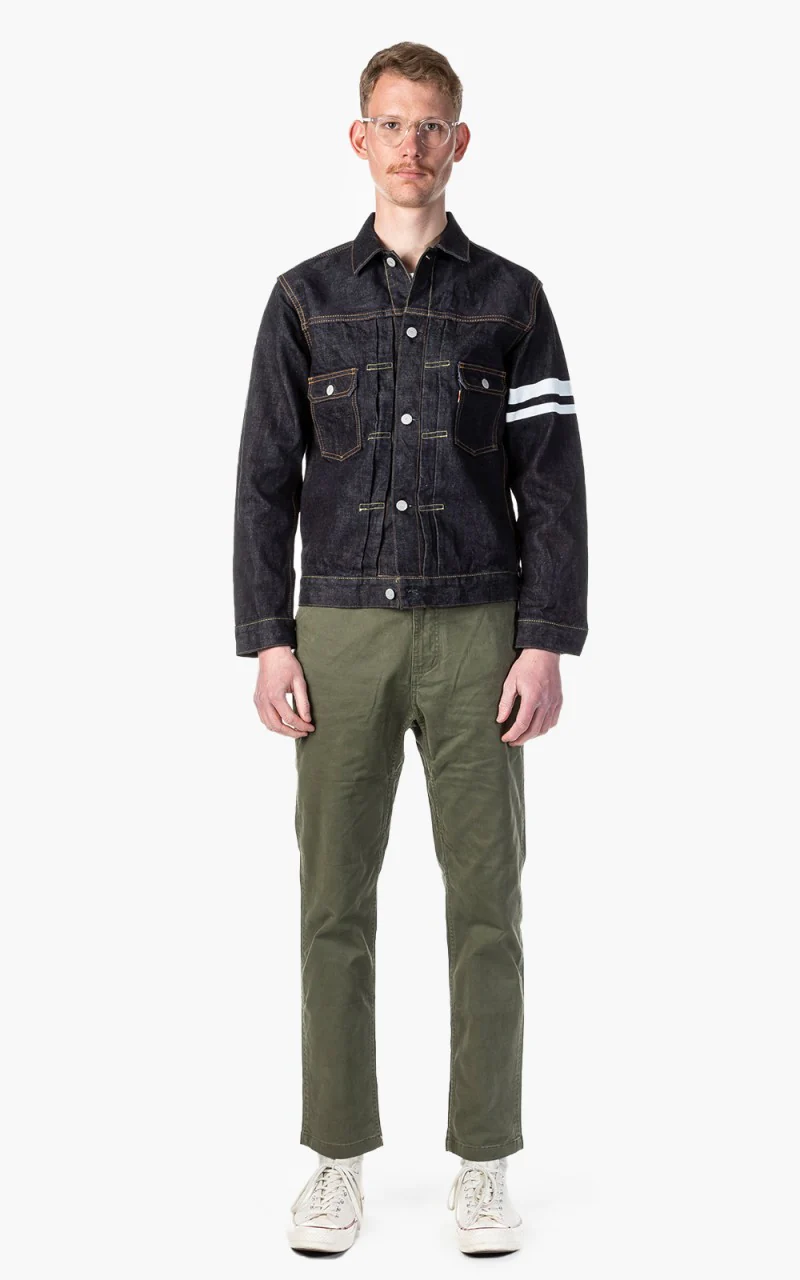 Momotaro Jeans 2105SP Type 2 Denim Jacket GTB Rinsed Indigo - Image 2
