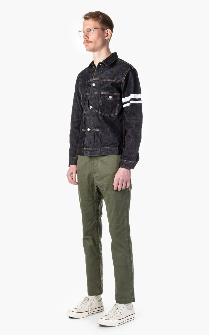 Momotaro Jeans 2105SP Type 2 Denim Jacket GTB Rinsed Indigo - Image 3