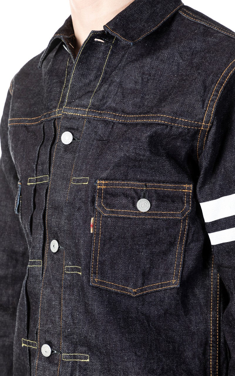 Momotaro Jeans 2105SP Type 2 Denim Jacket GTB Rinsed Indigo - Image 5