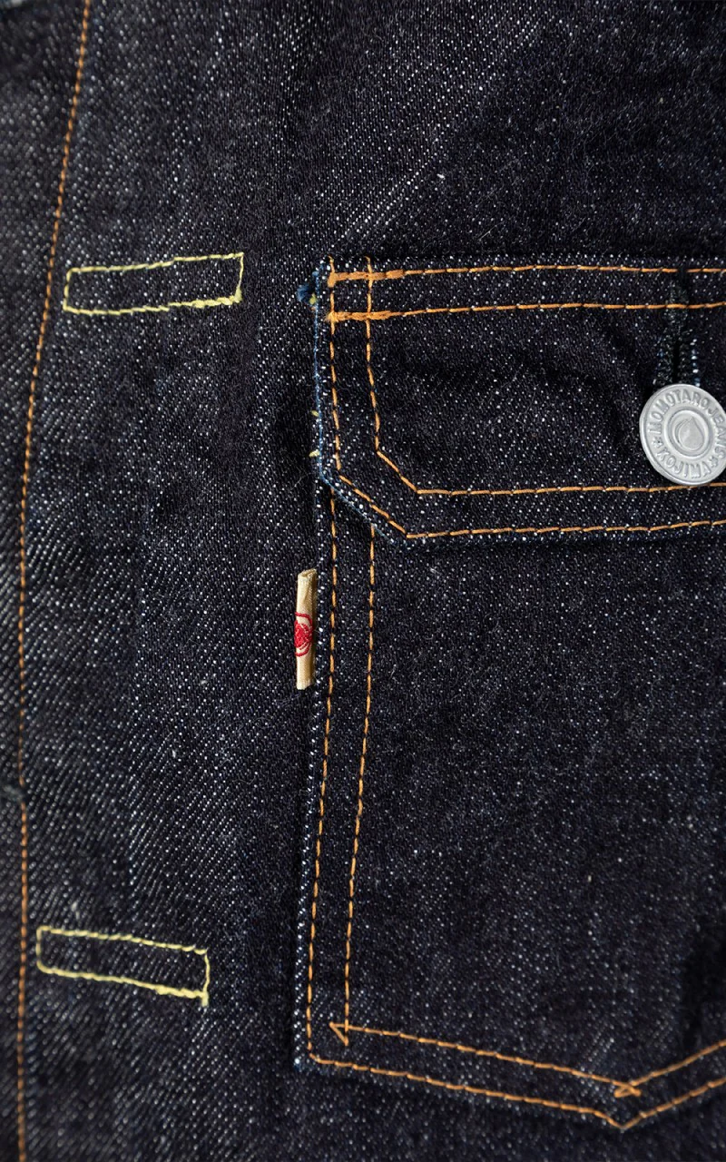 Momotaro Jeans 2105SP Type 2 Denim Jacket GTB Rinsed Indigo - Image 7