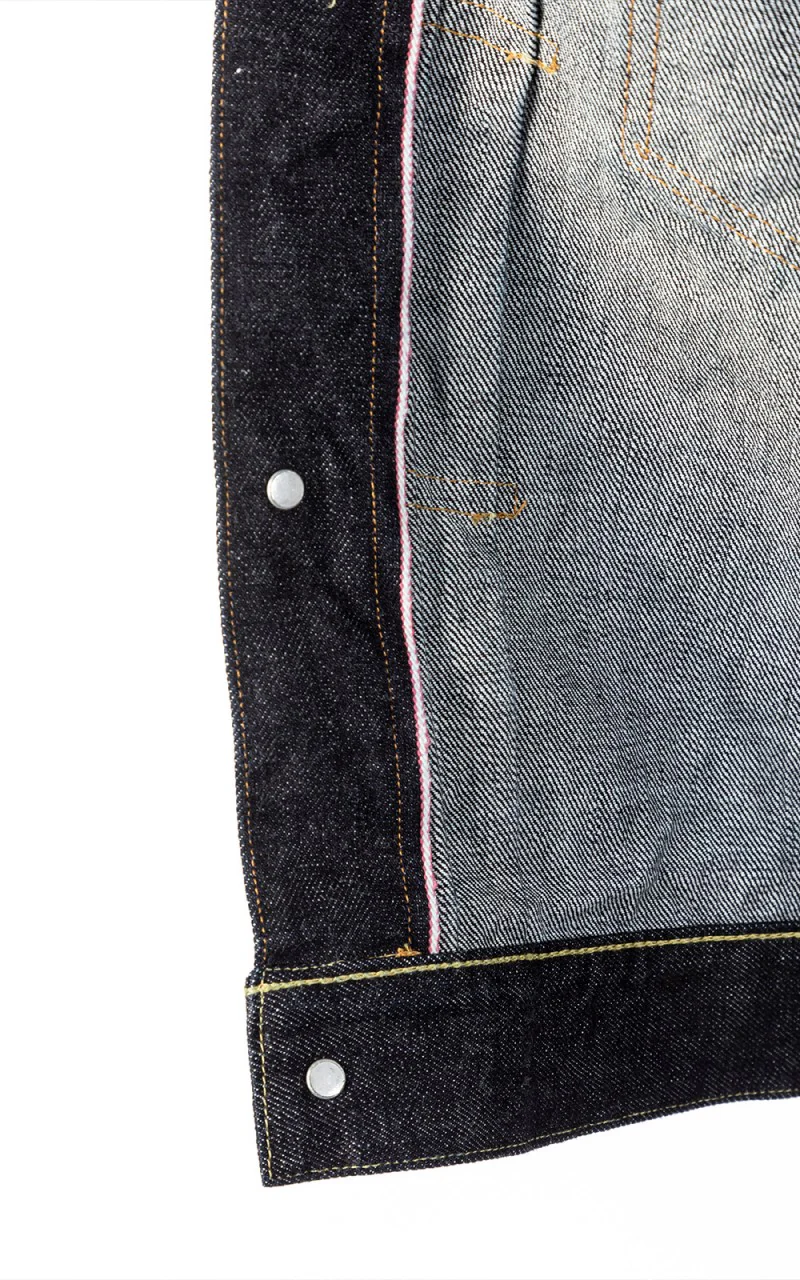 Momotaro Jeans 2105SP Type 2 Denim Jacket GTB Rinsed Indigo - Image 9