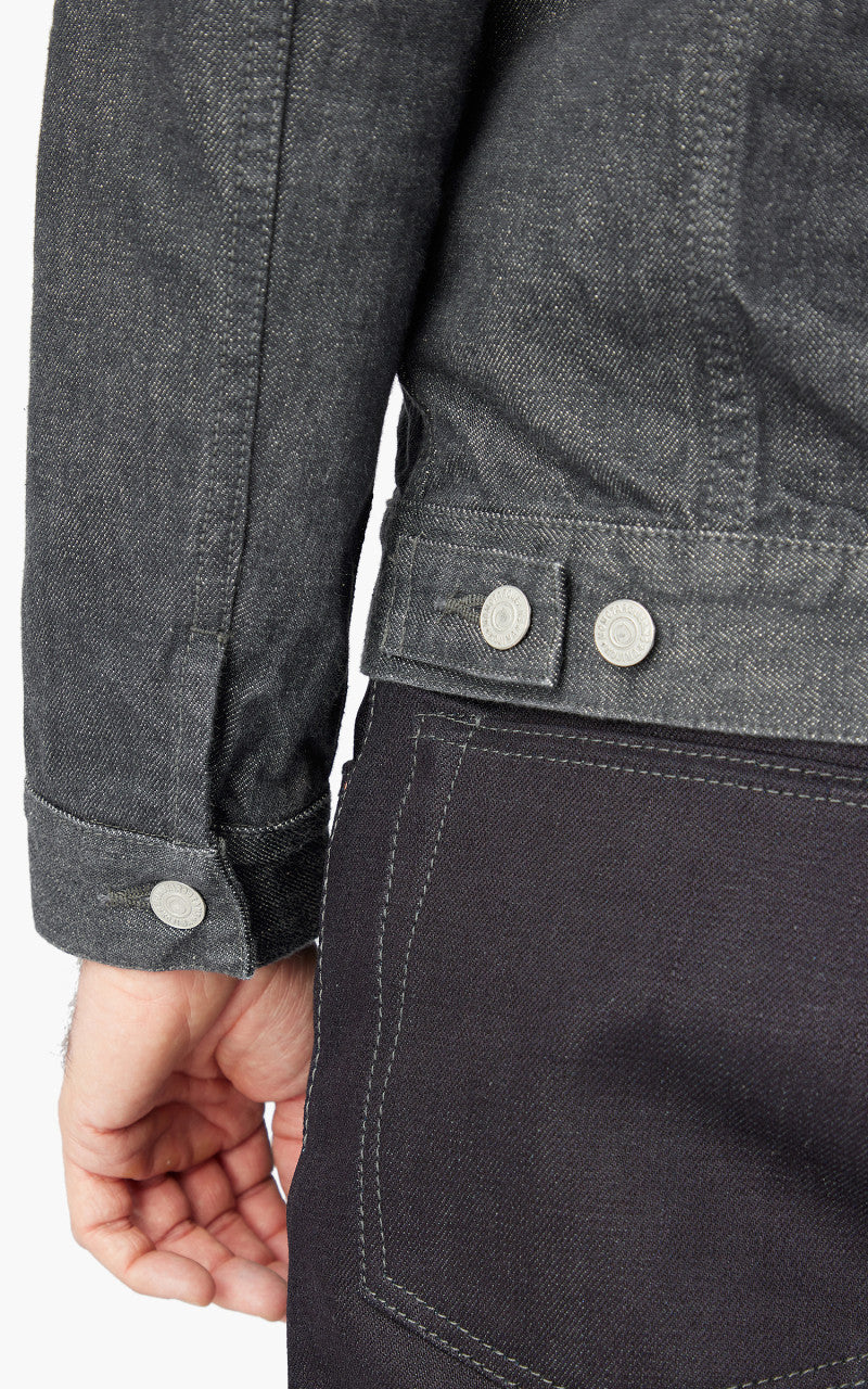 Momotaro Jeans 3105-70G Selvedge Grey Denim Jacket 14oz - Image 6