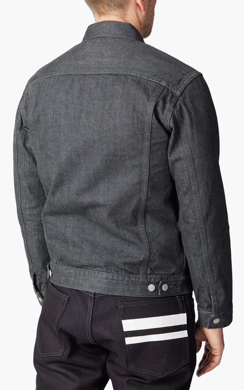 Momotaro Jeans 3105-70G Selvedge Grey Denim Jacket 14oz - Image 7