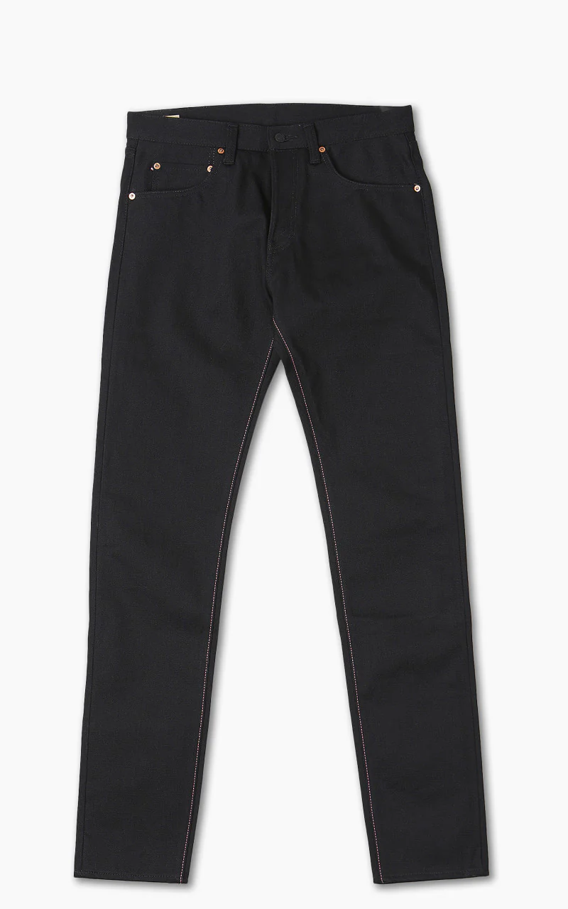 Momotaro Jeans B0306-SP Zimbabwe Cotton Black x Black GTB 15.7oz - Image 3