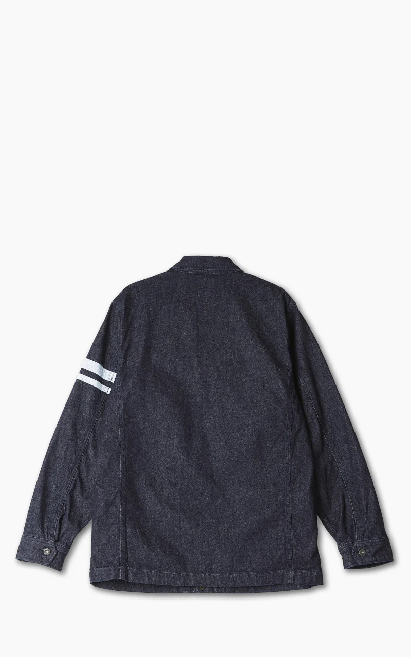 Momotaro Jeans MJK0030M31 GTB Jungle Fatigue Denim Jacket Indigo 12oz - Image 10