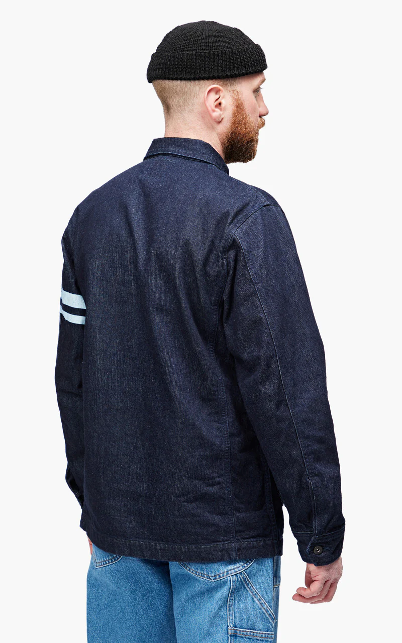 Momotaro Jeans MJK0030M31 GTB Jungle Fatigue Denim Jacket Indigo 12oz - Image 9