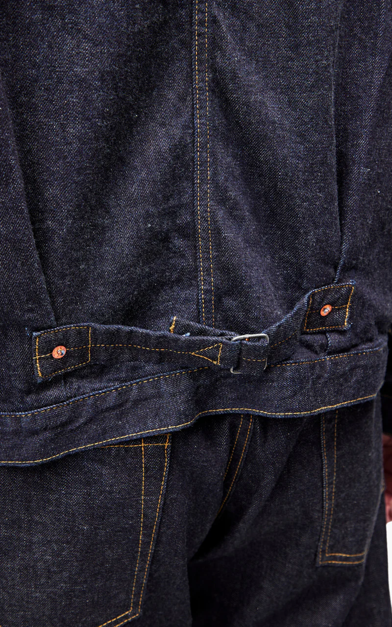 Momotaro Jeans MJK0060M31 Heritage Denim Jacket 13oz Indigo - Image 7