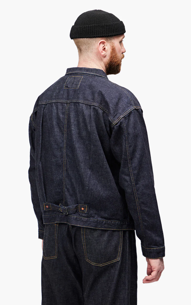 Momotaro Jeans MJK0060M31 Heritage Denim Jacket 13oz Indigo - Image 8