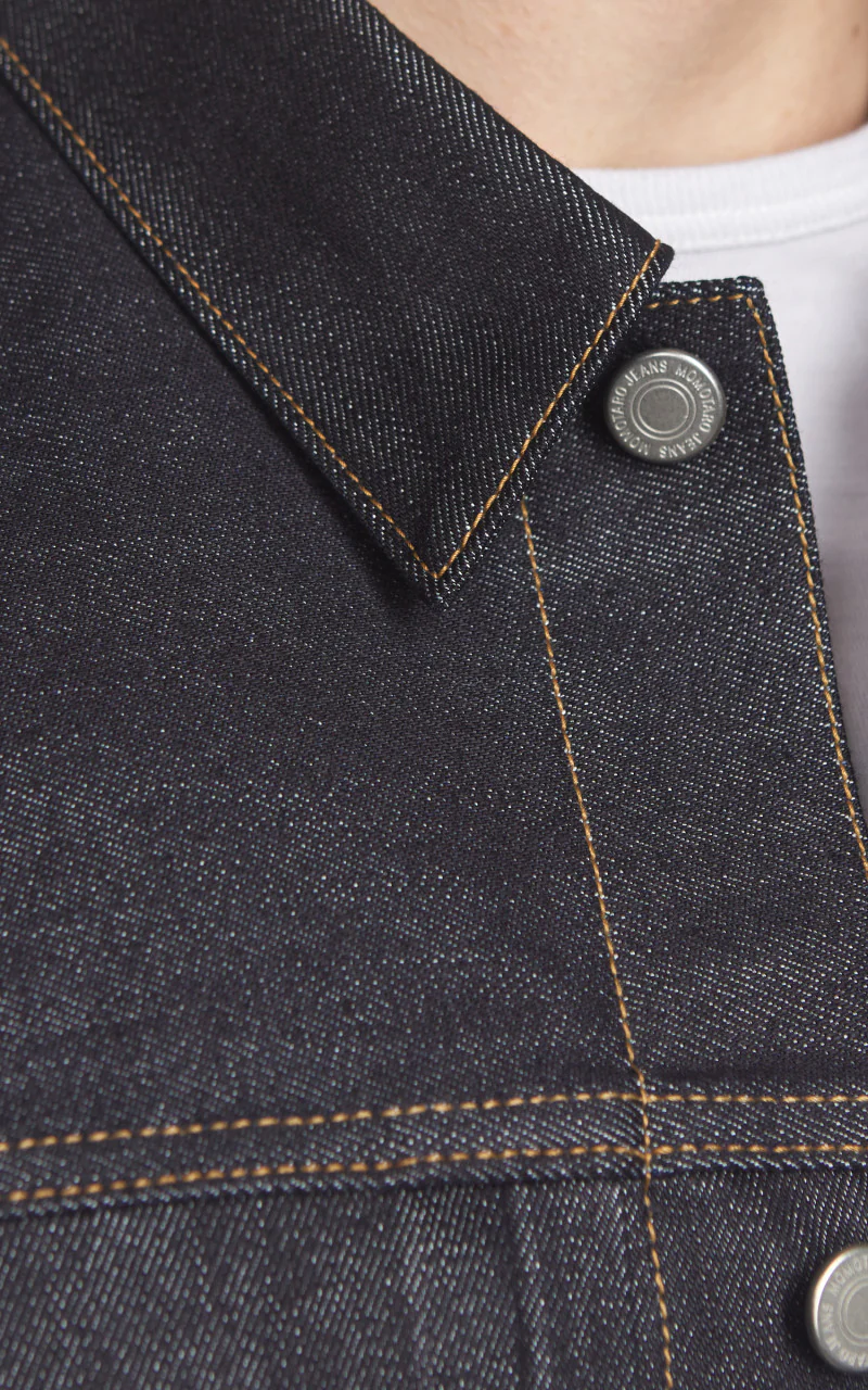 MOMOTARO JEANS MMJB0101 Classic Straight Denim Indigo 15.7oz - Image 4
