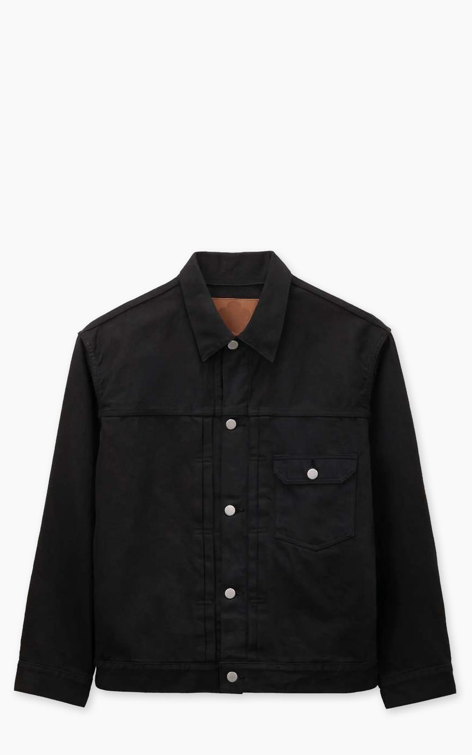 MOMOTARO JEANS MMGJ6001 #001 'Kurozome-Dye' Type 1 Denim Jacket Black 15oz