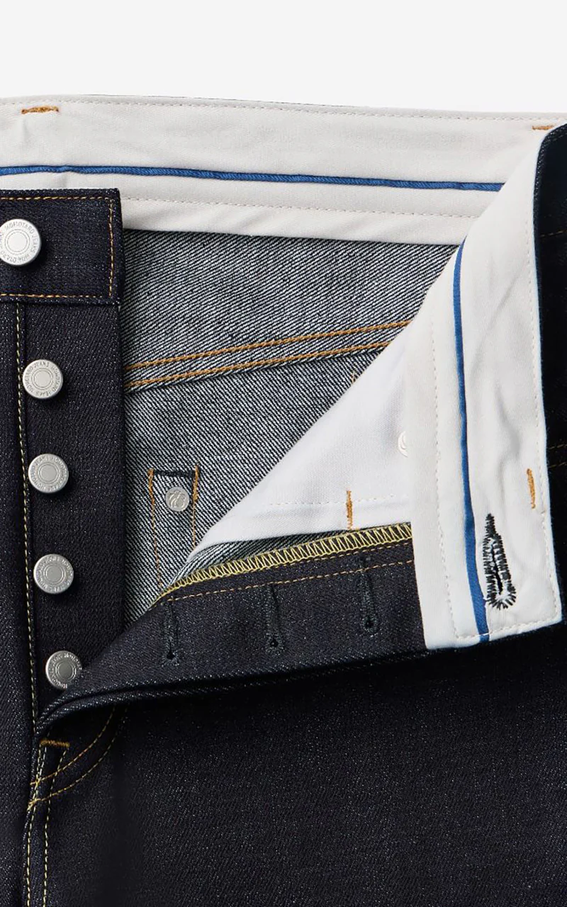 MOMOTARO JEANS MMJB0100 Classic Straight Denim Indigo 14.7oz - Image 6