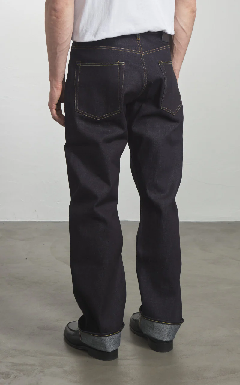 MOMOTARO JEANS MMJB0100 Classic Straight Denim Indigo 14.7oz - Image 7