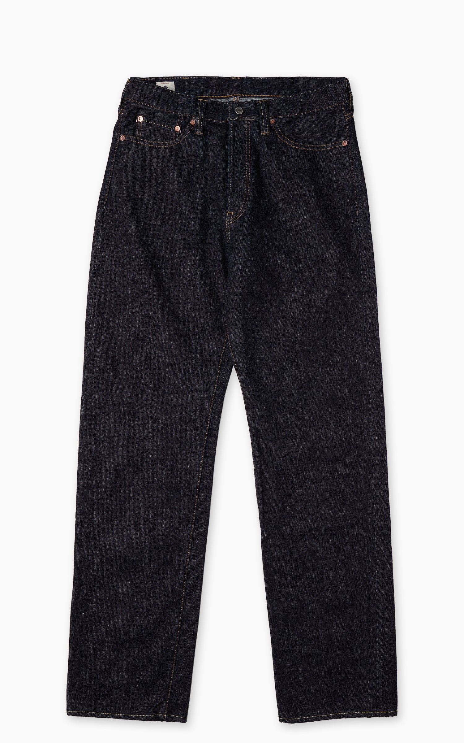 MOMOTARO JEANS MMJB0101 Classic Straight Denim Indigo 15.7oz - Image 3