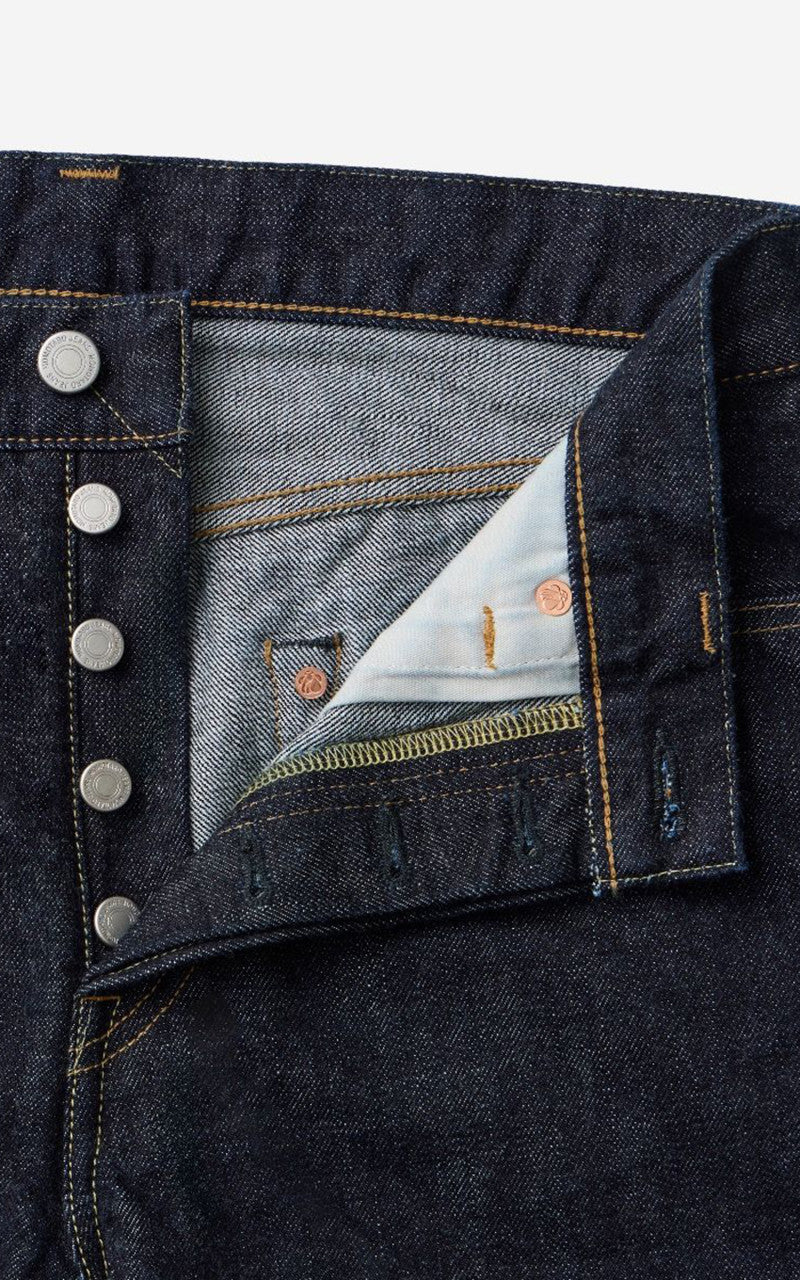 MOMOTARO JEANS MMJB0101 Classic Straight Denim Indigo 15.7oz - Image 4