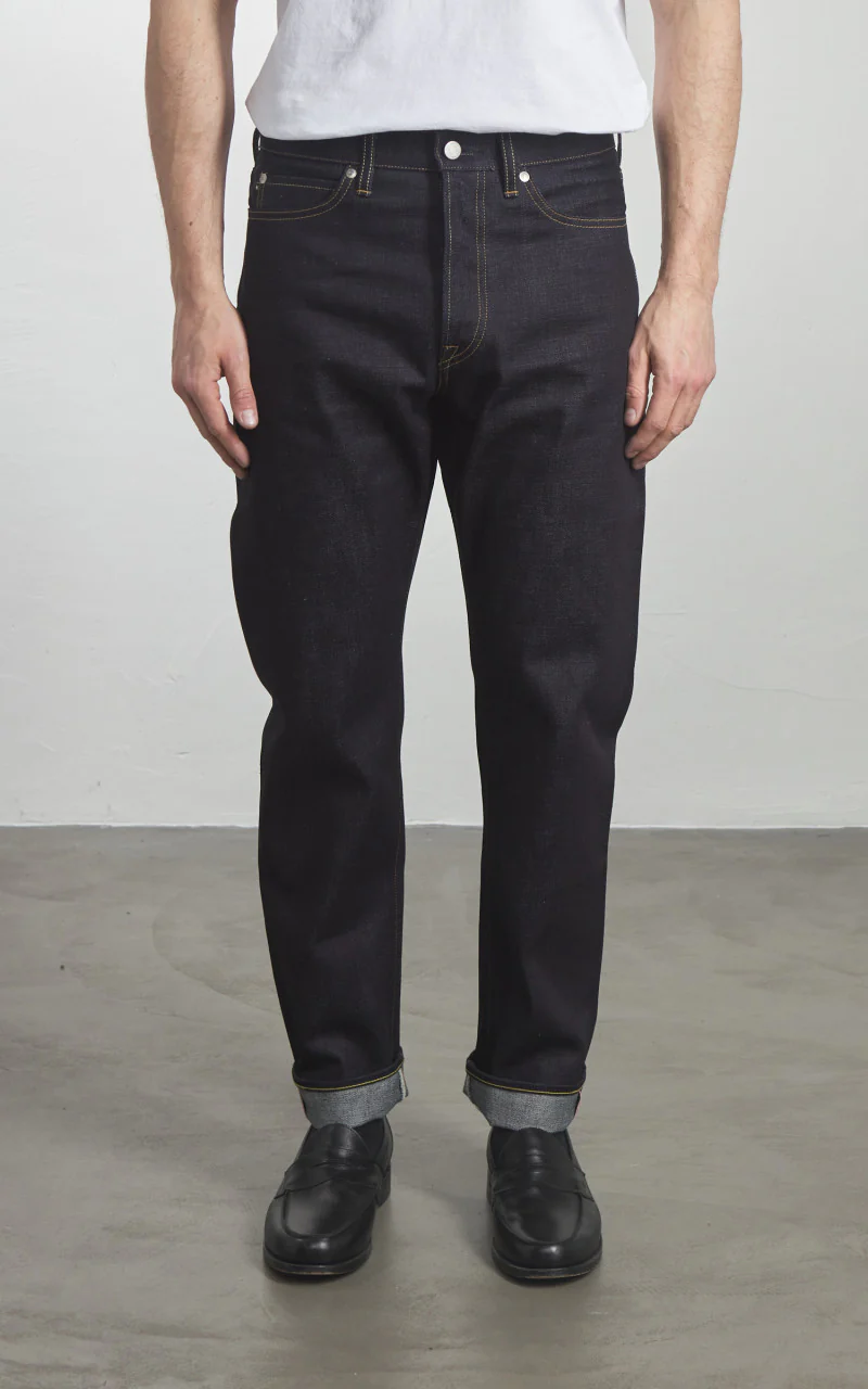 MOMOTARO JEANS MMJB0101 Classic Straight Denim Indigo 15.7oz - Image 2