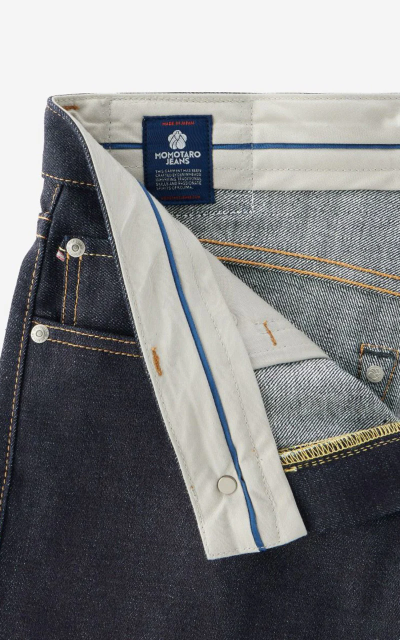 MOMOTARO JEANS MMJB0400 Classic Wide Denim Indigo 14.7oz - Image 4