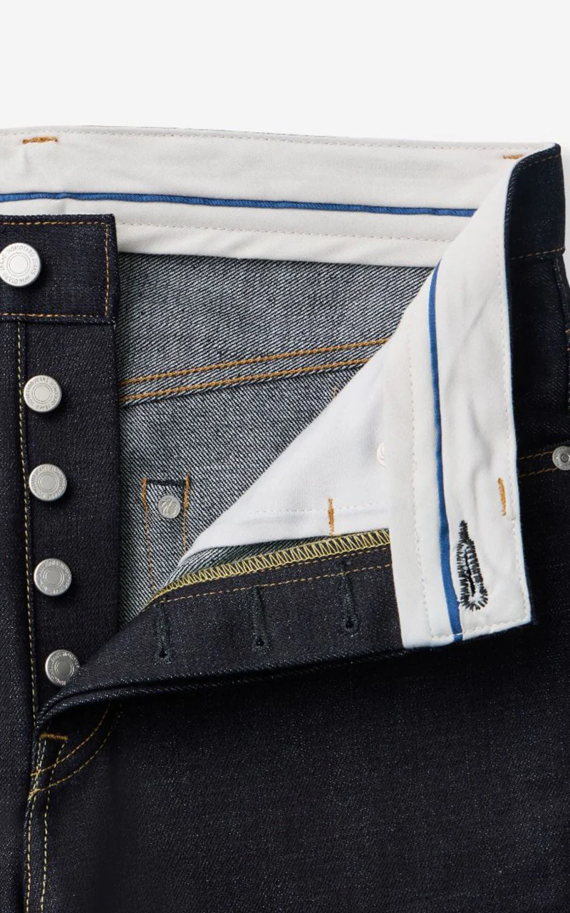 MOMOTARO JEANS MMJB0400 Classic Wide Denim Indigo 14.7oz - Image 6