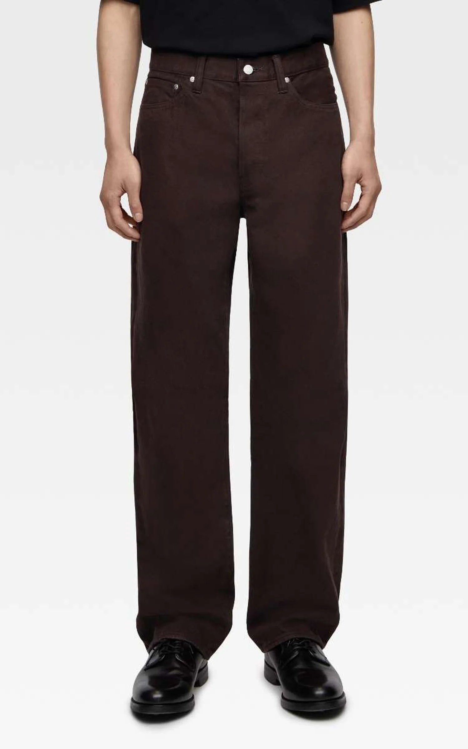MOMOTARO JEANS MMJE6400 #100 'Onigurumi-Dye' Straight Denim Brown 15oz - Image 2