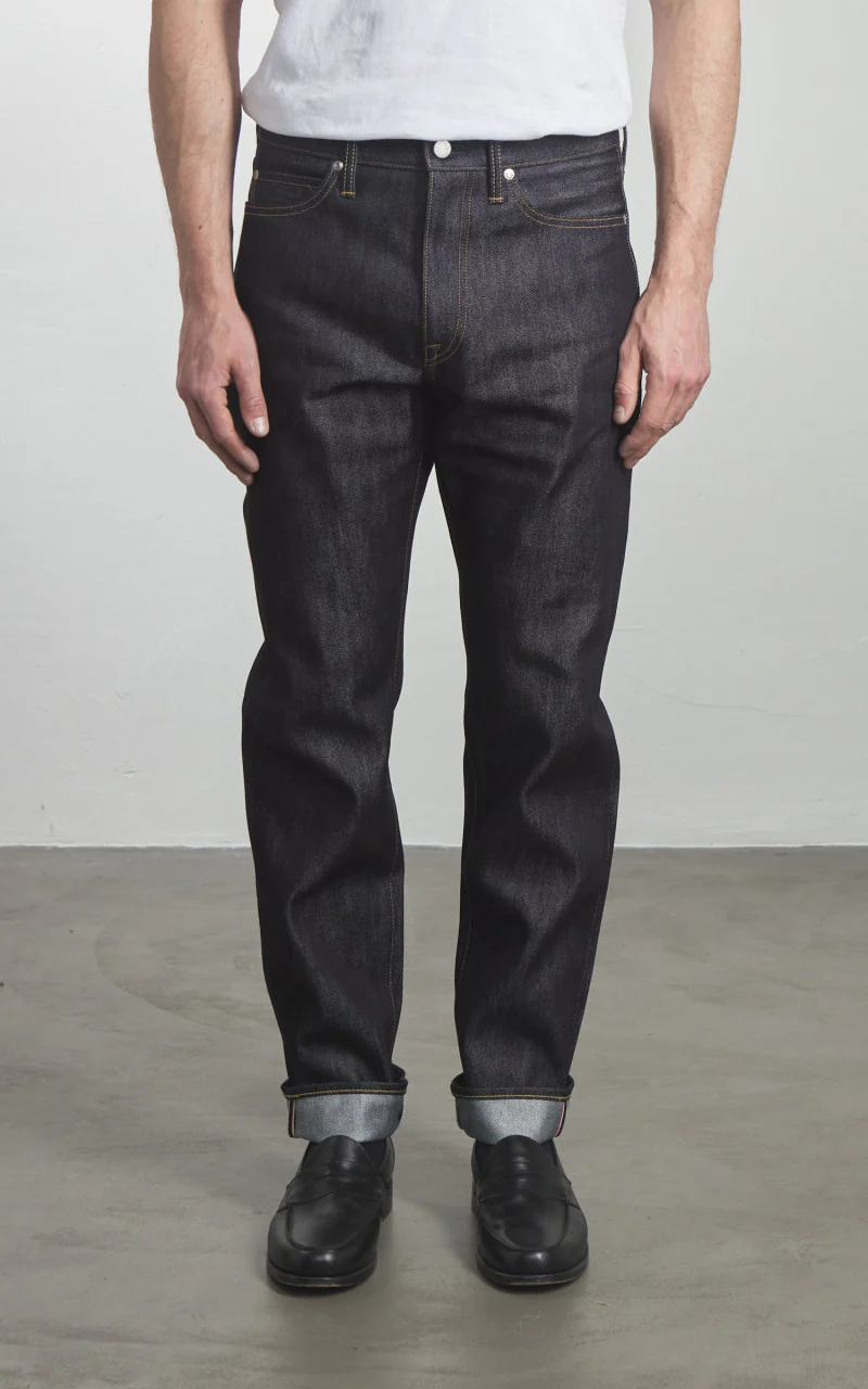MOMOTARO JEANS MMJZ0202 Silk Tapered Denim Indigo 15oz - Image 2