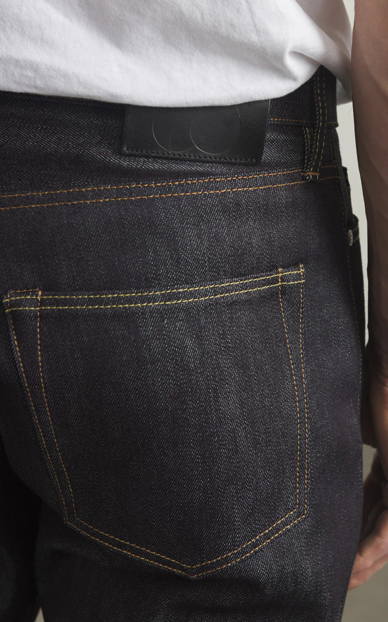 MOMOTARO JEANS MMJZ0202 Silk Tapered Denim Indigo 15oz - Image 9