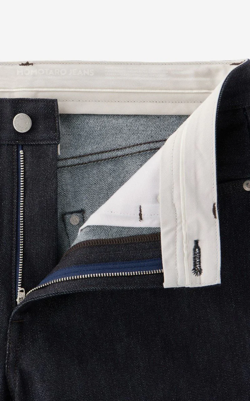 MOMOTARO JEANS MMJZ0203 Cotton x Cashmere Tapered Denim Indigo 13.7oz - Image 3