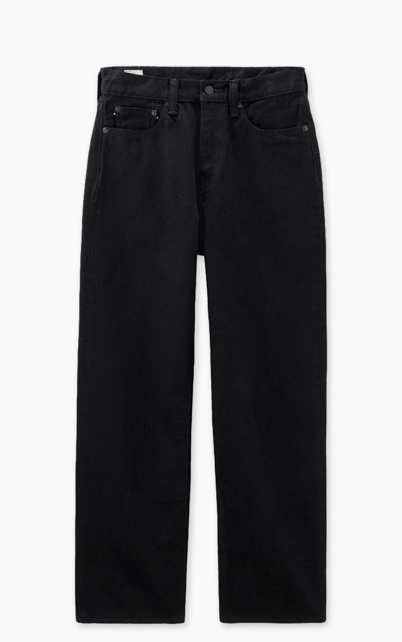 MOMOTARO JEANS MMJZ1101 Classic Straight Denim Black 15.7oz - Image 5