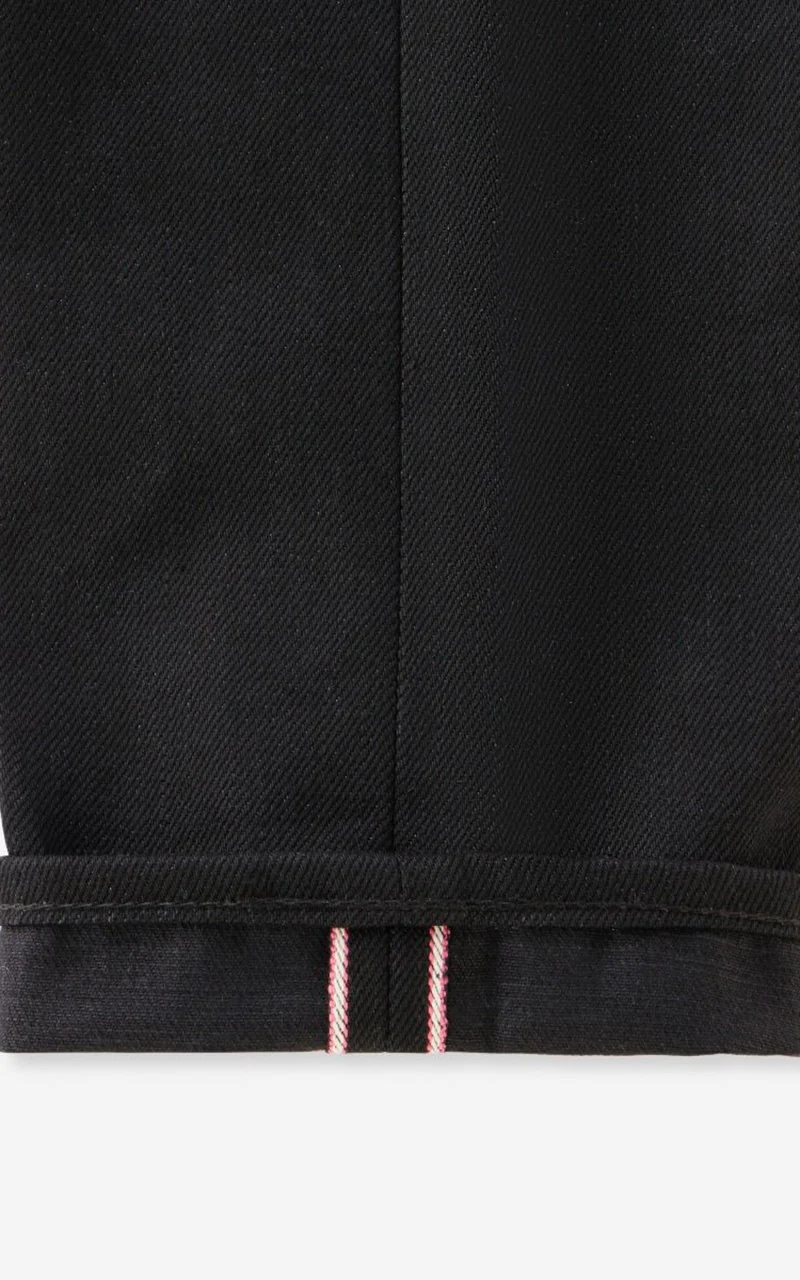 MOMOTARO JEANS MMJZ1200 #200 Standard Tapered Selvedge Denim Black 14.7oz - Image 9