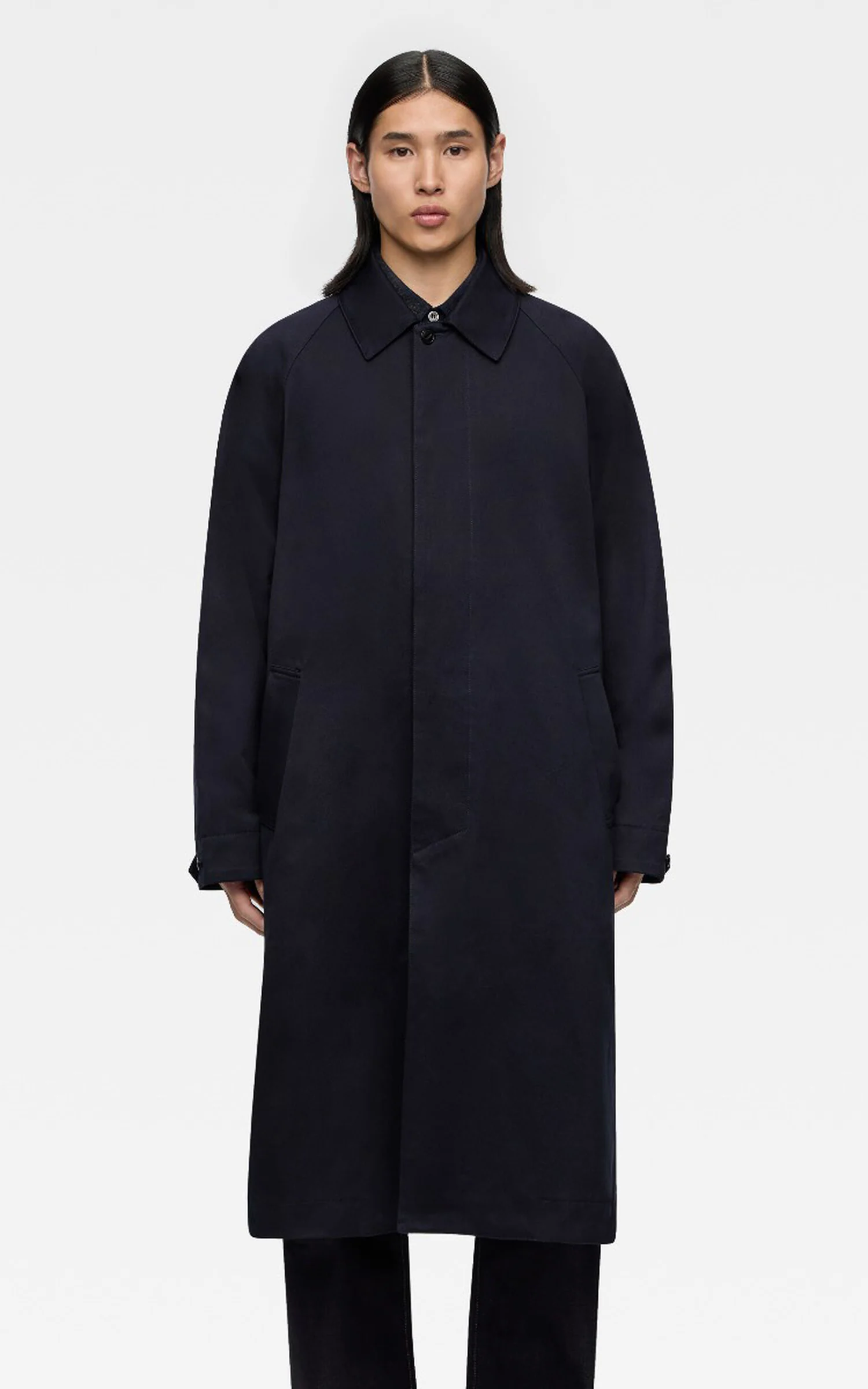MOMOTARO JEANS MMOT6501 Westpoint Coat Navy - Image 2