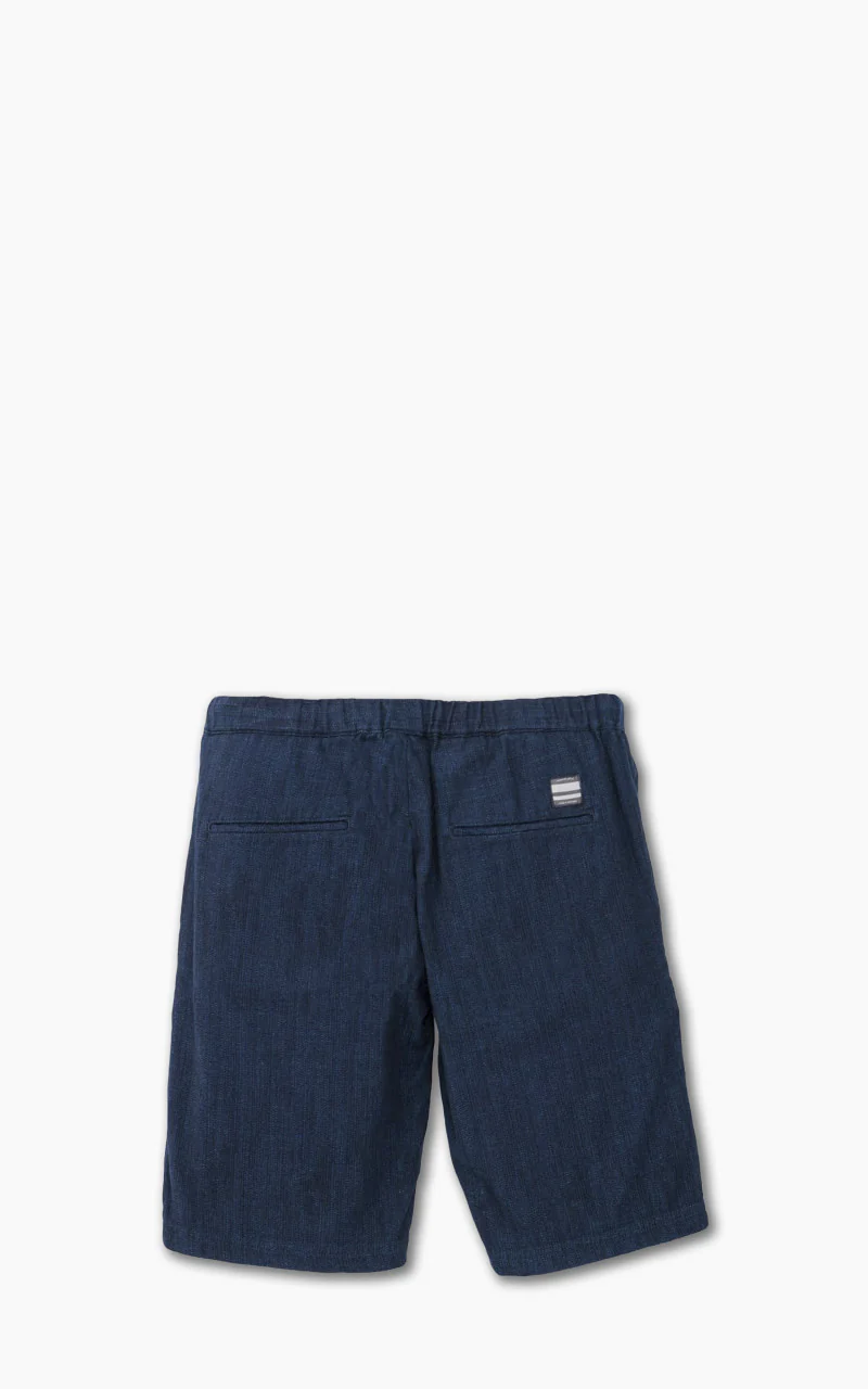 Momotaro Jeans MSP1020M31 Jacquard Shorts Indigo - Image 3
